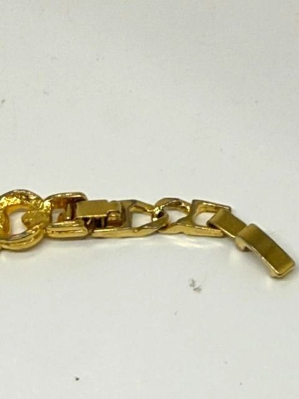 Vintage Barlow Gold Tone Hummingbird & Floral Linked Bracelet w/ Matching Brooch - Picture 9 of 9